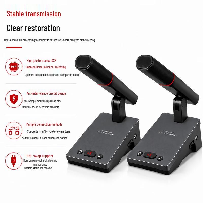 Greatwall HL-810-C Wired Digital Conference Chairman Microphone (CN Version)