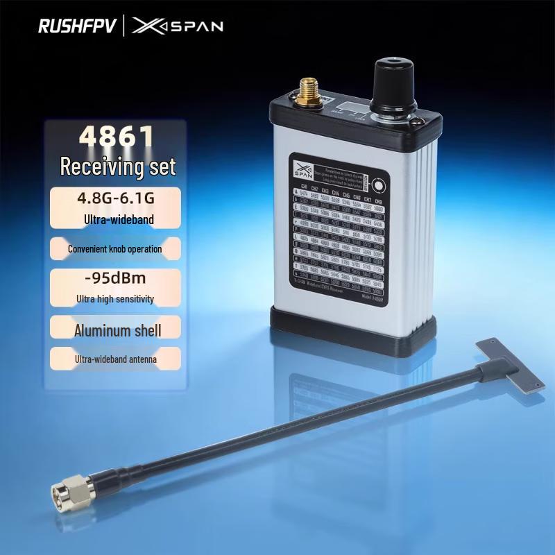 

RUSHFPV Blade 4.8-6.1G Ultra-Wideband FPV Receiver & Antenna Kit