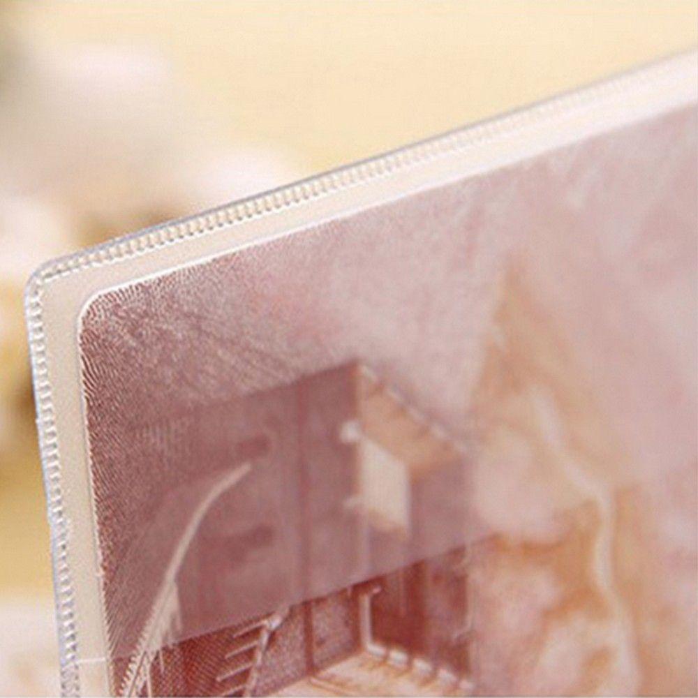Organizer Travel Protector Waterproof ID Card Protective Case Transparent Passport Case Holder