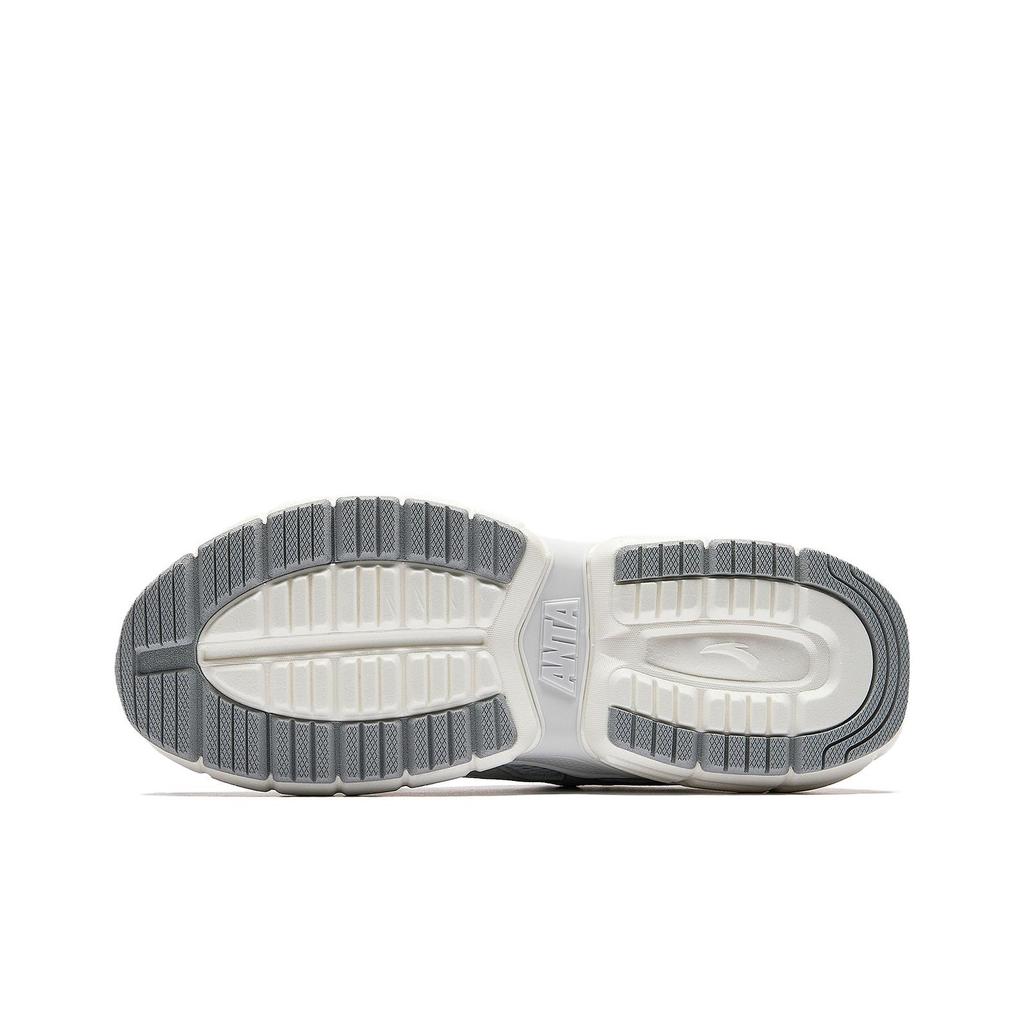 Anta Versatile Simple Shock Absorbing Wear Resistant Low Top Casual Shoes Women Sneaker Lead 122548801-2