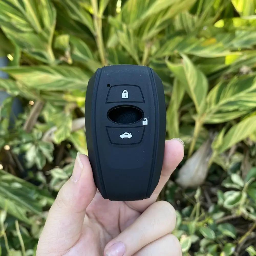 

3 4 Button Silicone Car Key Case Protect Skin Cover for Subaru Legacy Impreza Forester Xv Trezia BRZ Wrx Levorg Outback Keychain