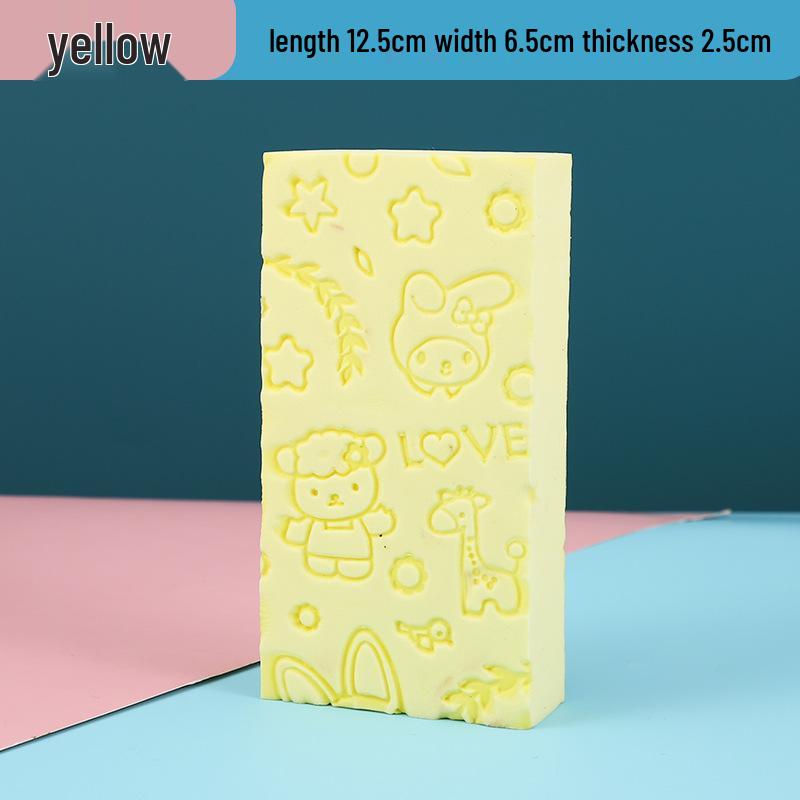 Children's High-Density Exfoliating Bath Sponge - Painless Scrubber Artifact