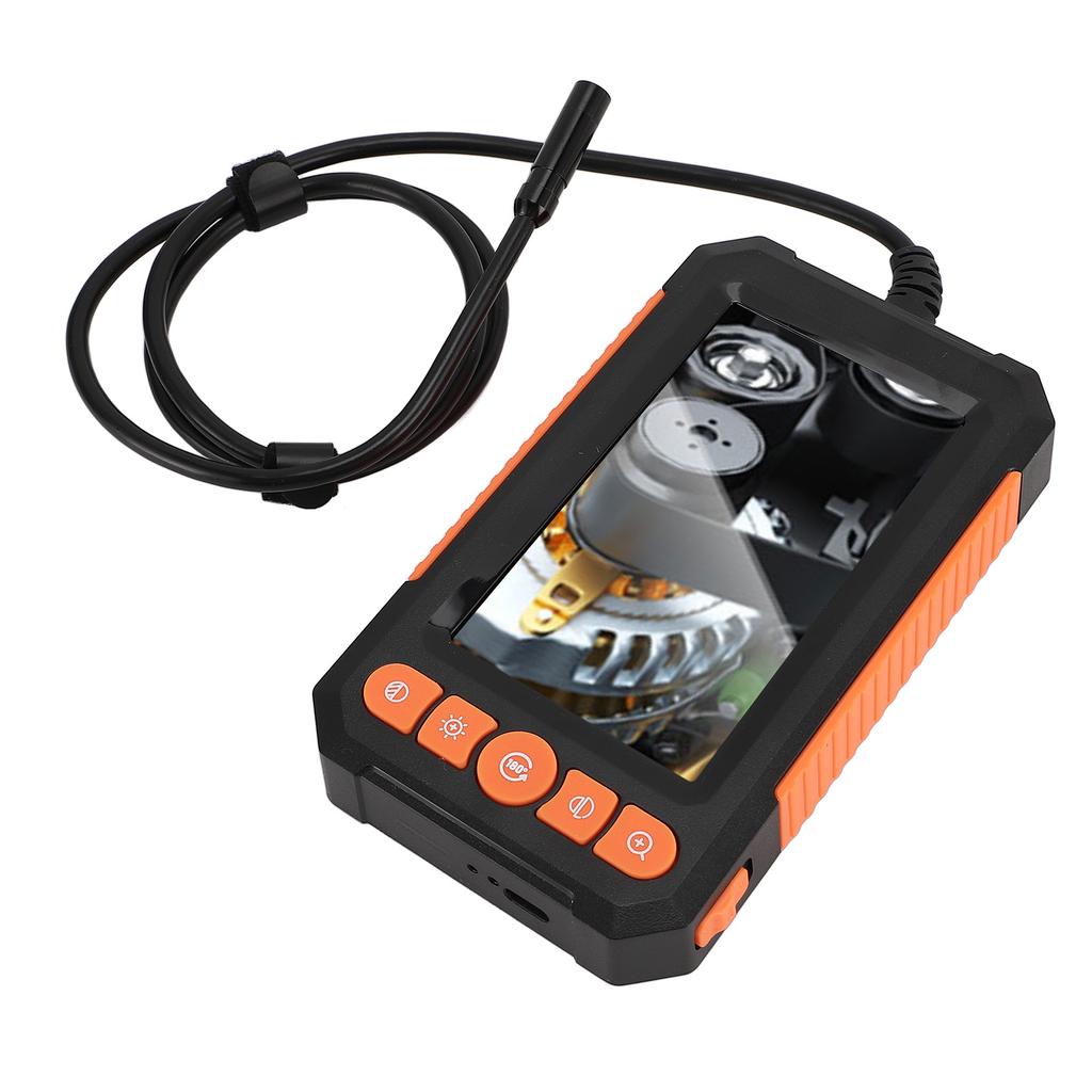 Industrial Endoscope Borescope Camera with 4.3 Inch LCD Screen 8mm 1080P HD Snake Sewer Inspection