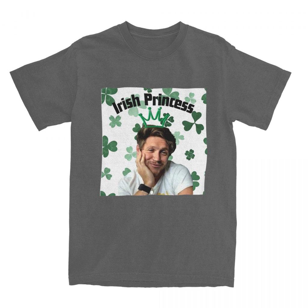 Niall Horan Irish Princess T Shirt Men's Cotton Vintage T-Shirt Round Collar Tee Shirt Short Sleeve Clothing 4XL 5XL