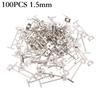 10PCS T-shaped Steel Needle PP Silver Stainless Steel 0.9mm