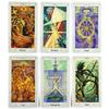 Aleister Crowley Thoth Tarot Věštecká Karta pro Volný Čas Zábava Rodinné Setkání Věštecký Balíček Hrací Karty