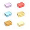 With Lid Tinplate Box Rectangular Shape Multi Color Rectangular Iron Box Durable Material With Buckle Cake Packaging Box
