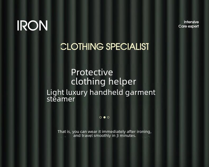 Přenosná ruční elektrická žehlička - Ideální pro domov, kolej a cestování. Ideální dárek!