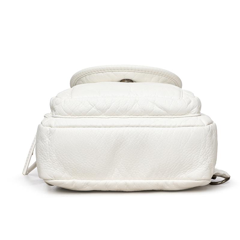 Rucsac mic multifuncțional pentru piept, geantă de umăr din PU, rucsac pentru femei