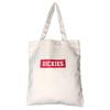 Color Block Large Capacity Letter Logo Print Polyester Shoulder Bag Canvas Tote Bag Unisex Bags White Black Red 181U90LBB50