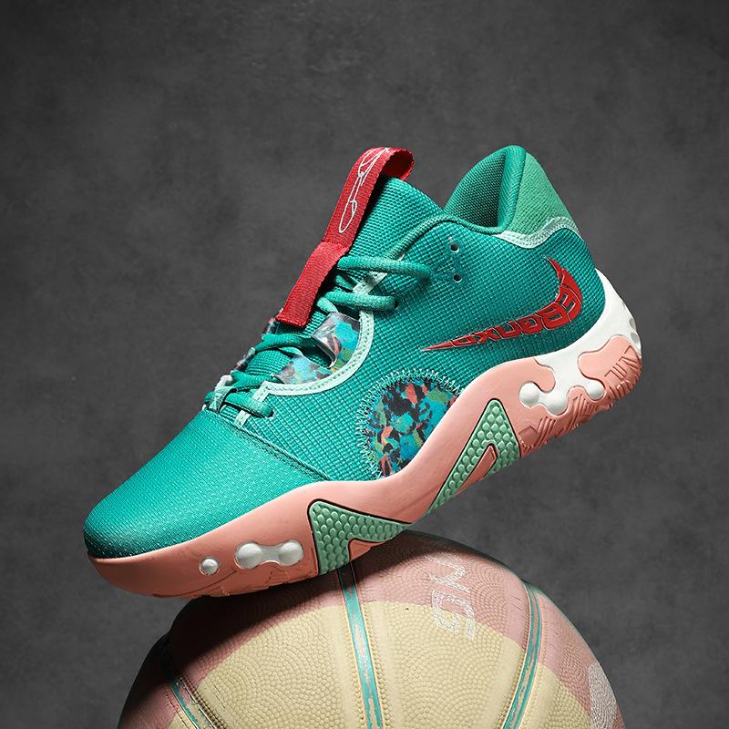 

Пол Джордж 6-го поколения износостойкие нескользящие практичные баскетбольные кроссовки для мальчиков и девочек повседневные, легкие и дышащие спортивные беговые ш 45 темно-зеленого