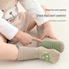 New Cute Cartoon Anti-Slip Baby Floor Socks - Indoor Full Bottom Glue, Spring Arrivals for Toddlers, Cold Protection, Early Learning Walking Socks