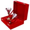 Silver Plated Brass Wine Goblet/Wine Glasses Set of 2 Pieces (Small Silver Plated Wine Glass Set), 60 ML