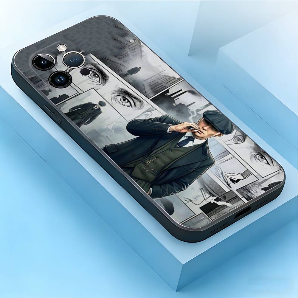 

Peaky Blinders Phone Case For iPhone 17,16,15,14,13,12,11,Air,XR,Pro,Max,Plus,mini,SE Silicone Black Cover iPhone17