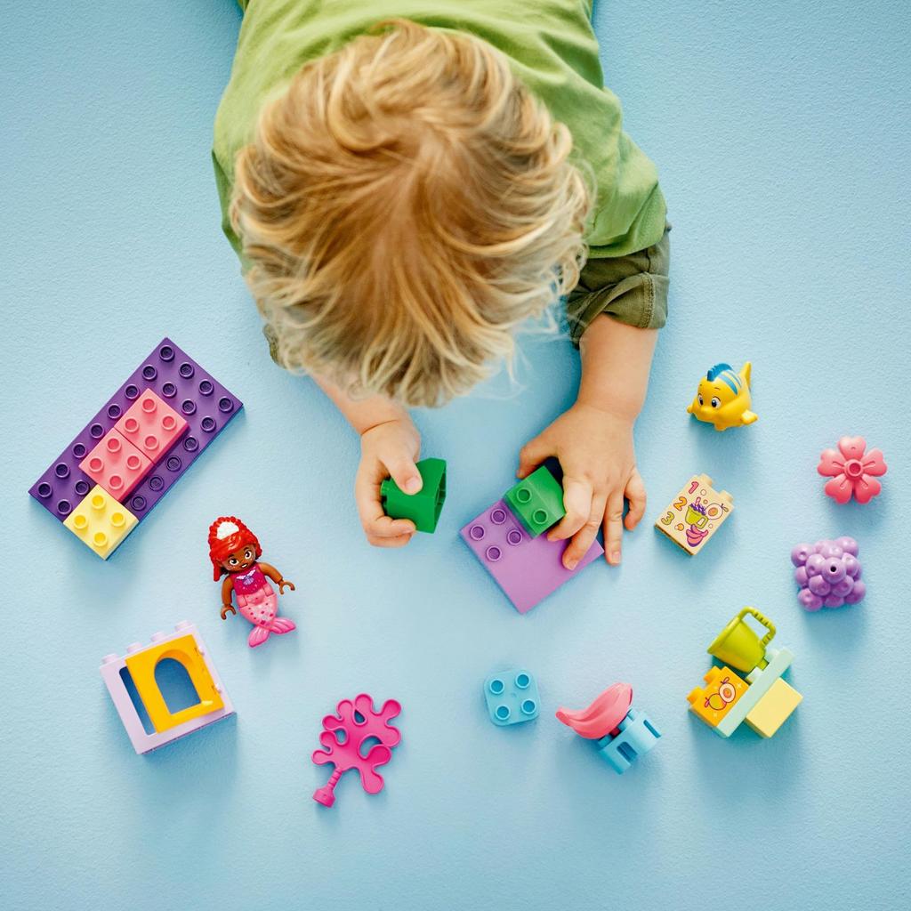 LEGO (LEGO) DUPLO Ariel and Flounder Cafe Toy, Gift, Birthday, Educational, Christmas, Boys and Girls, Ages 1.5, 2, 4, Pretend Play, Disney Toy, 10420