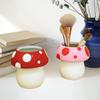 Kreative Desktop-Dekoration Niedliche Pilz-Keramik-Stiftehalter-Serie Geeignet für Make-up-Pinselbehälter Bürobedarf