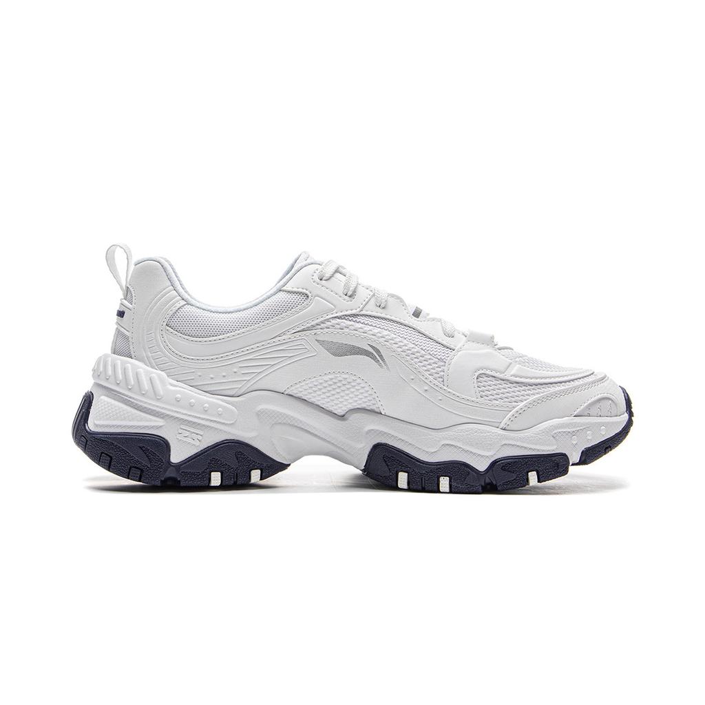 New LiNing Brown Sugar Anti-Slip Wear-Resistant Breathable Height Increasing Low-Top Casual Shoes Men's White AGCV127-3