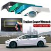 Adecuado Para Cubierta de Remolque Tesla Llave 1Pzs Juego de Palanca para Tesla Model Y Herramientas de Juego para Quitar la Cubierta de Enganche Cubierta de Enganche