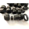 10pcs Waterproof Cable Gland M8 M12 M16 M20 M25 M32 M40 Black Plastic Seal Joint Nylon  IP68 White Cable Fixing Nylon Connector