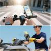 Bike Motorcycle Phone Mount With Aluminum Alloy Mounting Base, [1S Lock & Release] [Camera Friendly] Bicycle Handlebar Cell Phone Holder For Scooter
