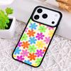 Hippie Daisy Tie-dye Flower Phone Case for iPhone 17 Air 16 15 11 12 14 13 Pro Max Shockproof Cover