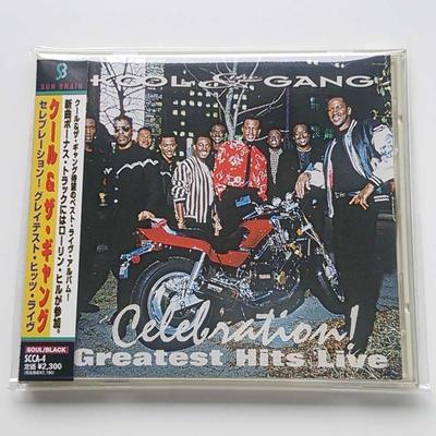 CD KOOL  THE GANG  Celebration Greatest Hits Live  SCCA4  1997 Japan ObiSoulFunk Used