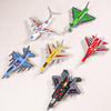 6Pcs/Set Colorful Mini Military Plane Combat Aircraft Diecast Fighter Play Airplane Educational Toys for Children Gift