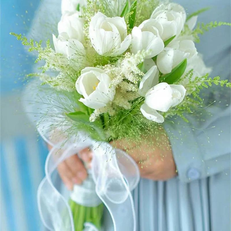 10 Yards/Roll Chiffon Organza Silk Ribbon Satin For DIY Craft Gift Wrapping Decoration Wedding Bouquets Wreath Sewing Supplies