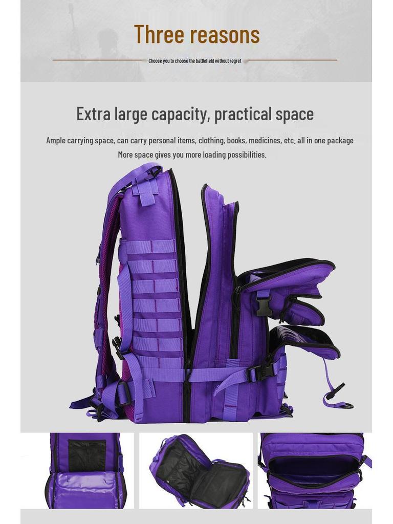 Blackhawk Outdoor Waterproof Wear-Resistant Tactical Backpack, Oxford Cloth, 3P Assault Design