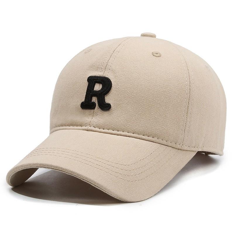 Unisex Cotton Baseball Cap With Embroidered Short Brim Hard Top Students Casual Wear Fall