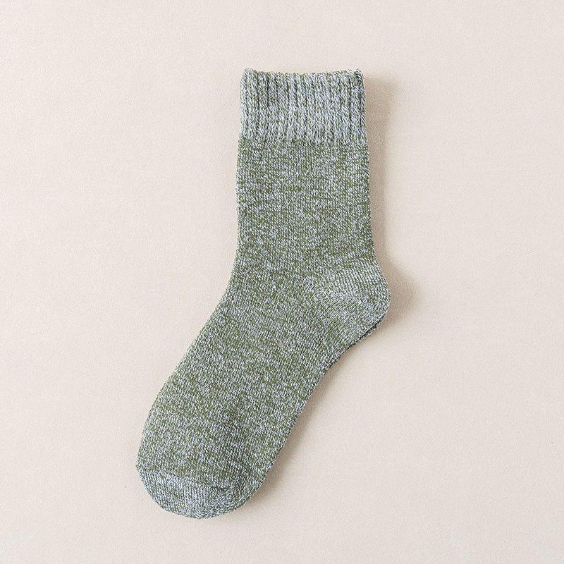 

Толстые махровые носки осень/зима: Мужские, женские, для беременных, с длинным рукавом, спортивные One size светло-зеленый