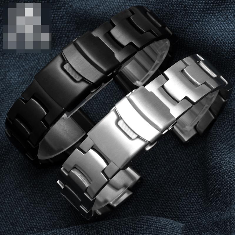 Solid Stainless Steel Strap Men For Casio PRG-250/PRG-260/PRG-280/500/510/550 Watch Band Sport Mountain Metal Watch Chain 18mm