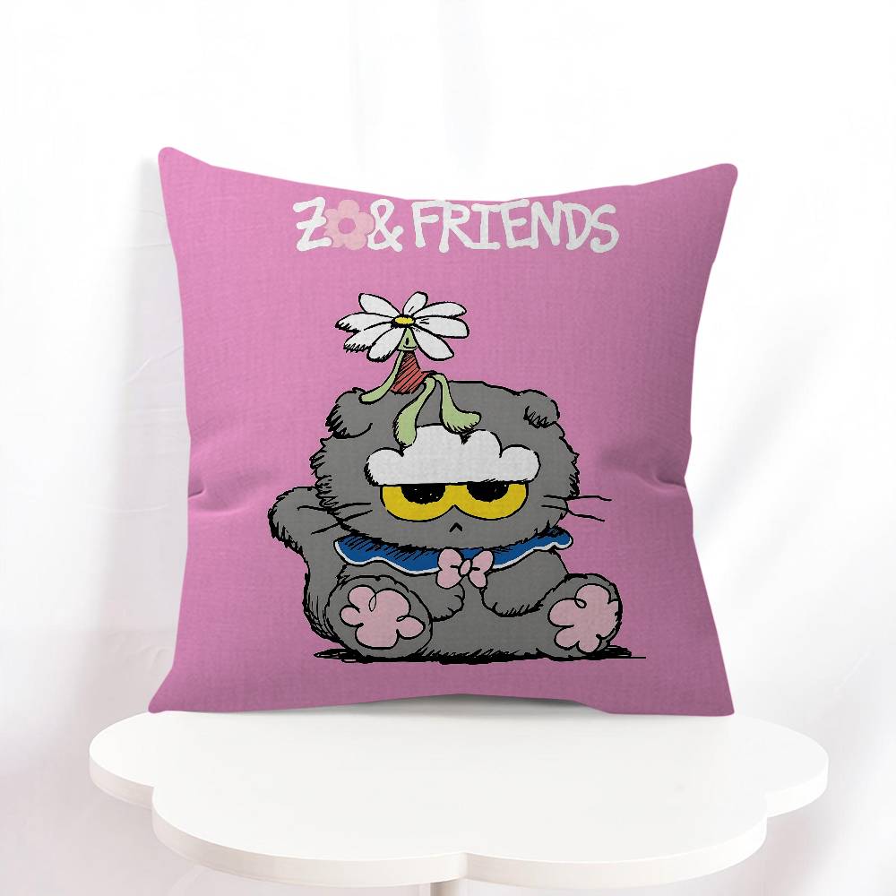 

ZO&FRIENDS Наволочка Подушка Чехол Наволочка Гостиная Диван Домашний Декор На Заказ 16x16Inch