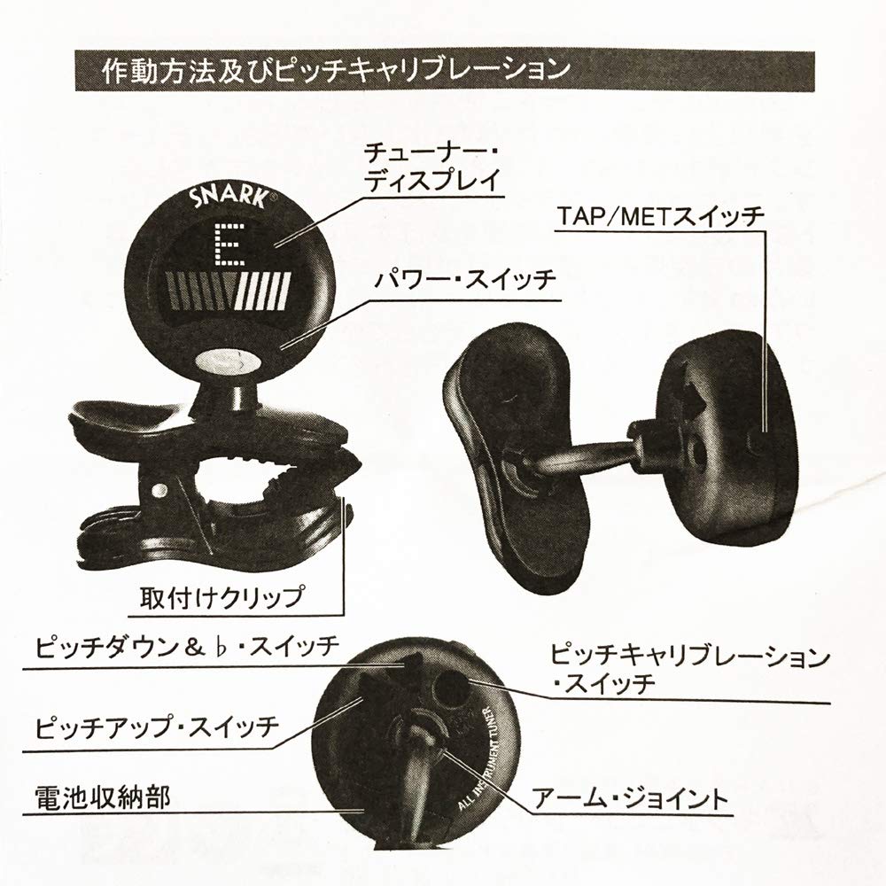 SNARK Chromatic Tuner for and High Gloss Blue SN-11 Clip-on Guitar, Bass, Ukulele,