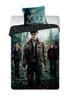 Beddengoed 160X200 Harry Potter 003 Zwart Turkoois Donker Jeugd Kussensloop 70X80 Faro