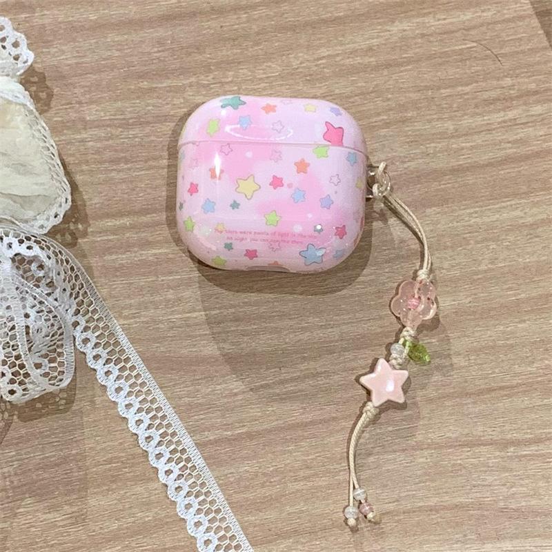 ins smudged colored stars AirPods 1 generation protective case for the second generation 1 generation pro1 apple bluetooth headset case
