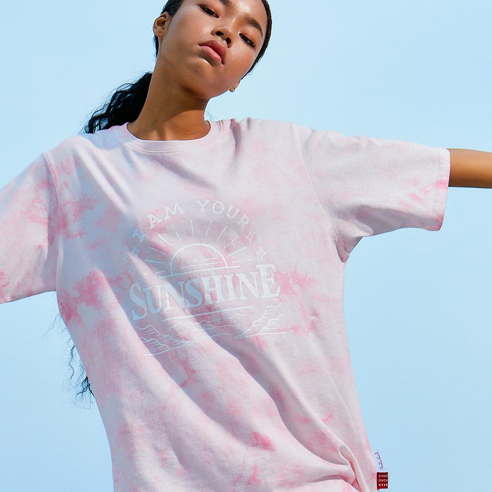 Sseomttinggus Stg X Cdc Tiedye T-Shirts Pink
