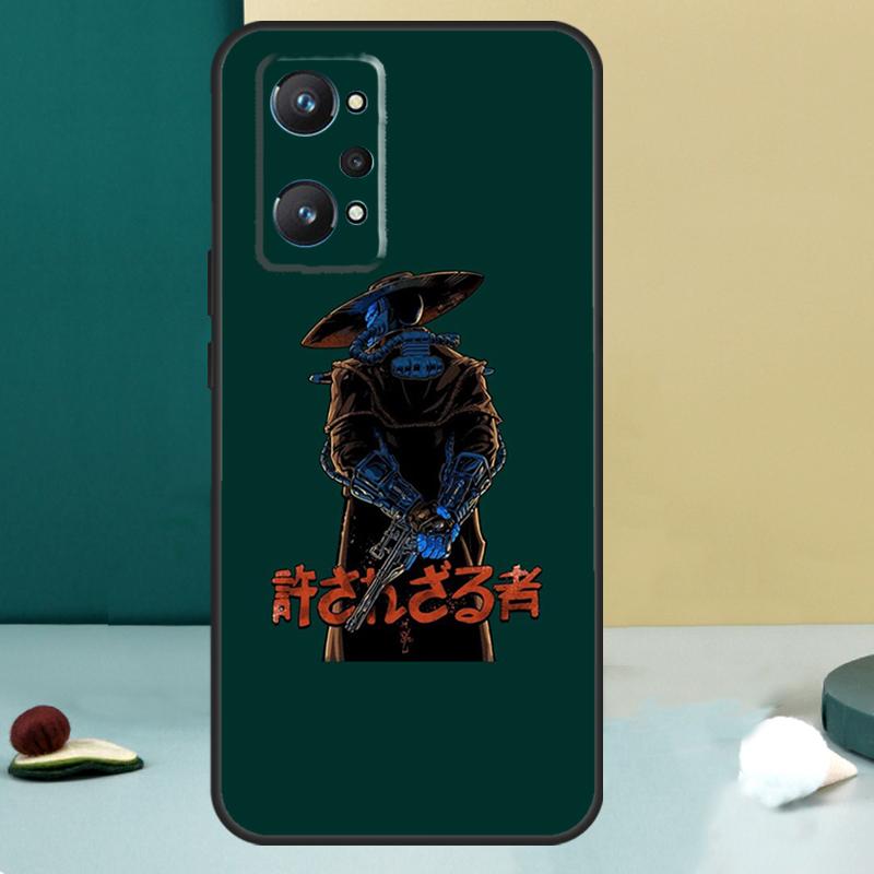 Japan Samurai Ninja For Realme 11 10 12 13 14 Pro Plus GT 7 6 5 Pro GT 6T C67 C61 C53 C51 C21Y C25S C75 C55 Case