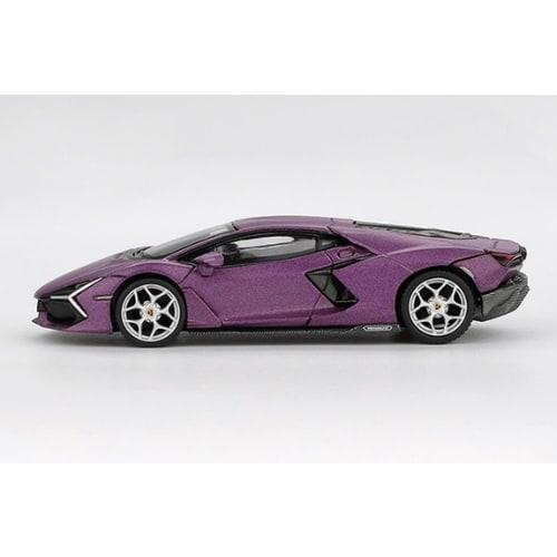 Sunrich MINI GT 1/64 Scale Lamborghini Revuelto Viola 30th Anniversary Edition Matte (Purple) (Left-Hand Drive) Blister Packaging, Finished Model MGT0