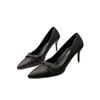 Spitze High Heels Damen wasserdicht Tisch Sommer neue Mode Laufstegschuhe Stiletto Temperament professionelle einzelne Schuhe