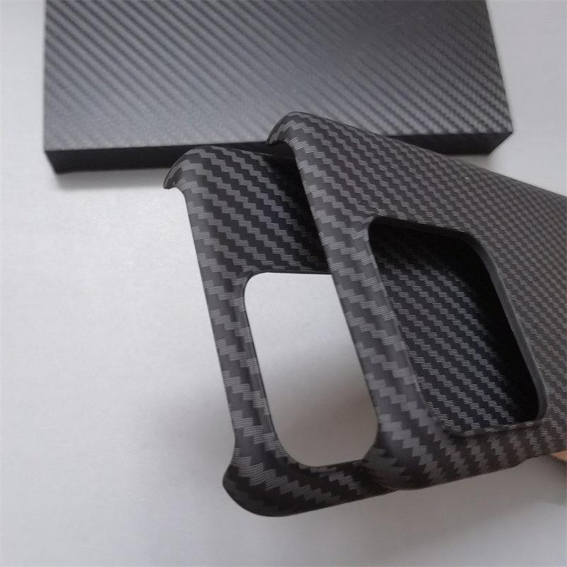 For Xiaomi 13T Pro Mi 13 Pro Case Simple Matte Hard PC Carbon Fiber Texture Pattern Cover Dustproof Fingerprint-Resistant Bumper