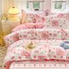 Bedding Four-piece Set Cotton Bed Sheet Quilt Cover Pillowcase