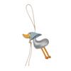 PU Bag Pendant Yellow Duck Cartoon Car Keyring Cute Duck Keychain  Daily Use