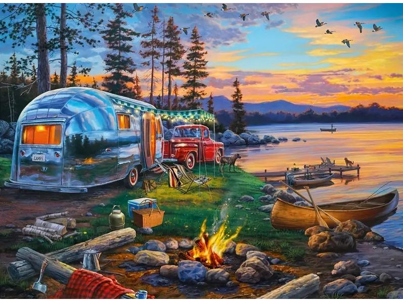 30x40cm DIY Full Drill Landscape Diamond Painting