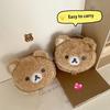 Kawaii Cartoon Bear Plush Makeup Organizer Storage Bag Cute Vanity Cosmetic Bags Beauty Case