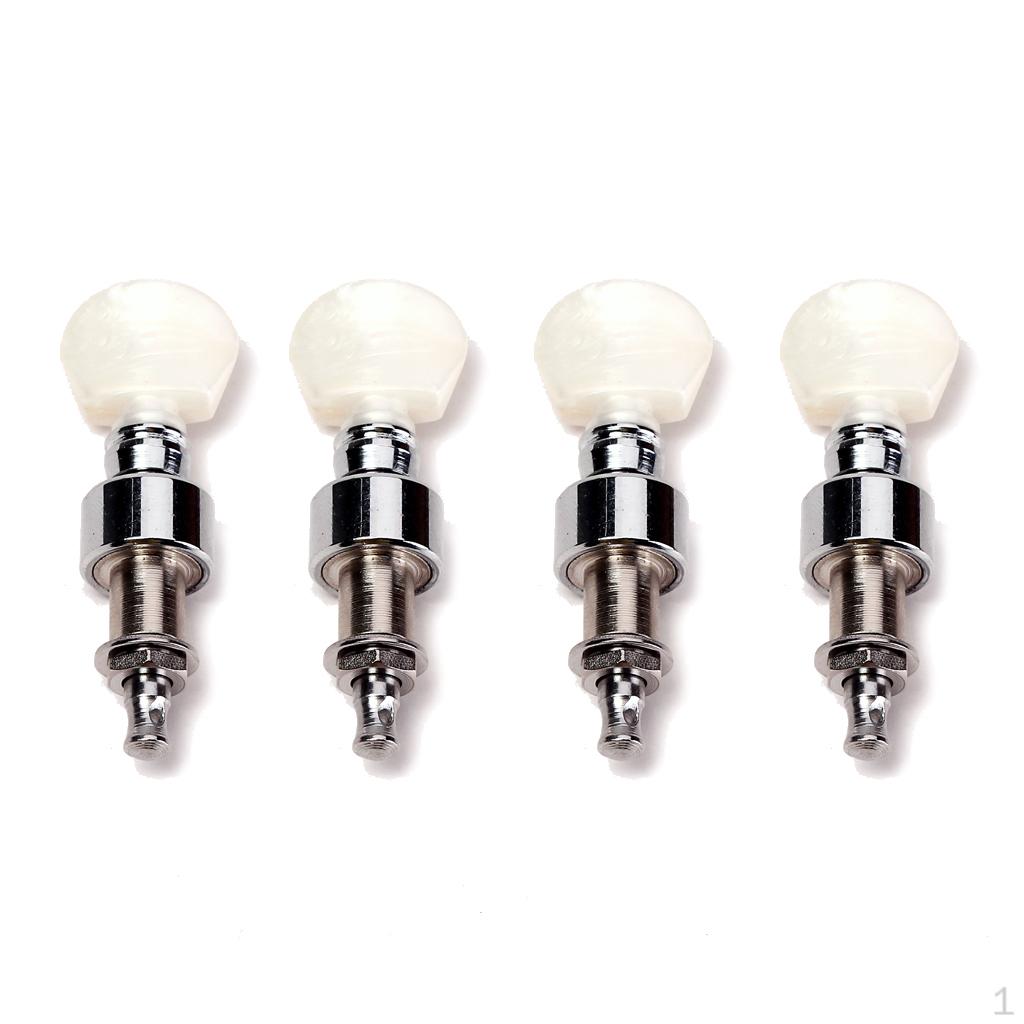 5 Pieces Banjo String Tuning Pegs Machine Heads with Bushing Spacers