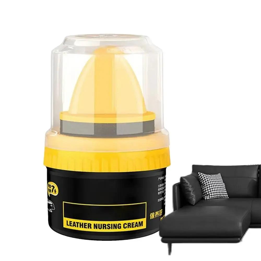 Car Liquid Shoe Polish Shoe Cream With Sponge Applicator Fade-Resistant Leather Repair Shoe Polish Cream To Restore Color