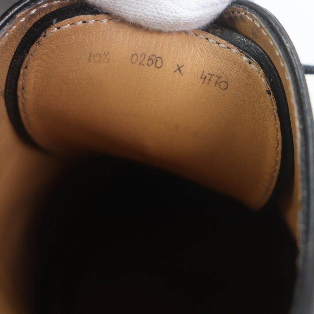 Great BERLUTI Leather shoes Gaspard Galle drape black mens 10.5 Used