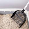 Adjustment 3 Section Stainless Steel Cats Litter Scoops Waste Shovel With Extendable Handle For Multiple Cleaning Task