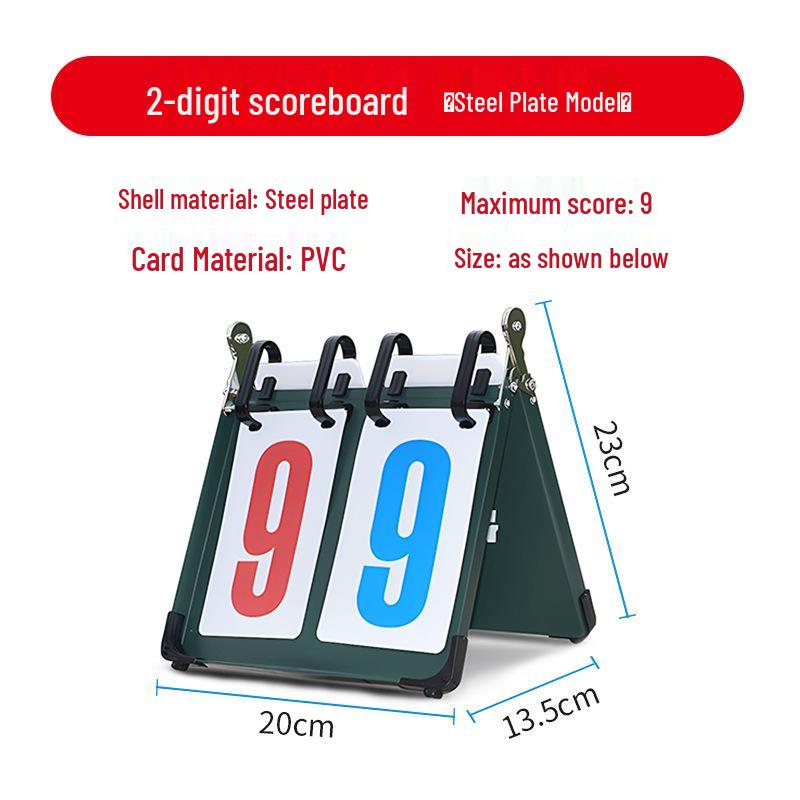 Versatile Sports Flip Scoreboard for Table Tennis, Football, Badminton, Basketball